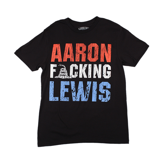 Red, White, and Blue Tee (Black)