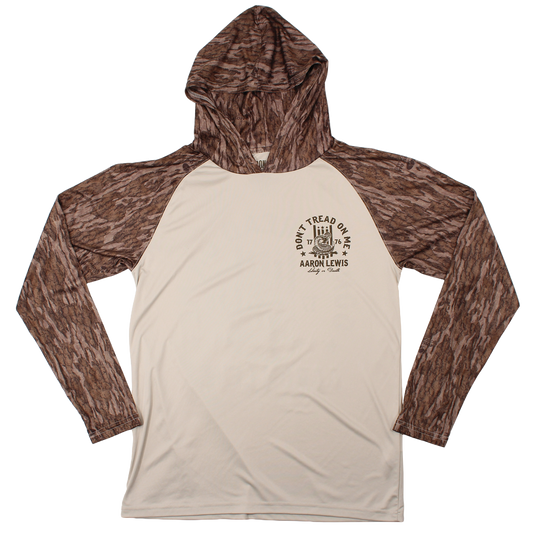 Don't Tread On Me Performance Hoodie (Bottomland Camo)