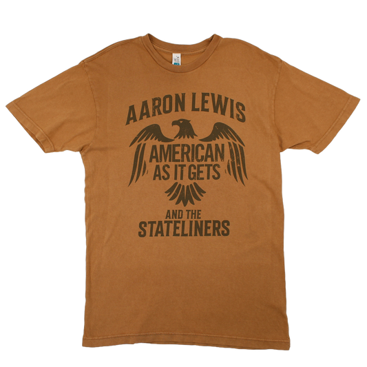 Aaron Lewis - Not Brainwashed Tee (Vintage Camel)