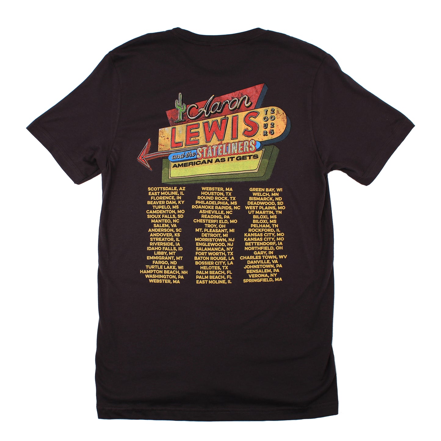 2025 Marquee Tour Tee (Dark Gray)