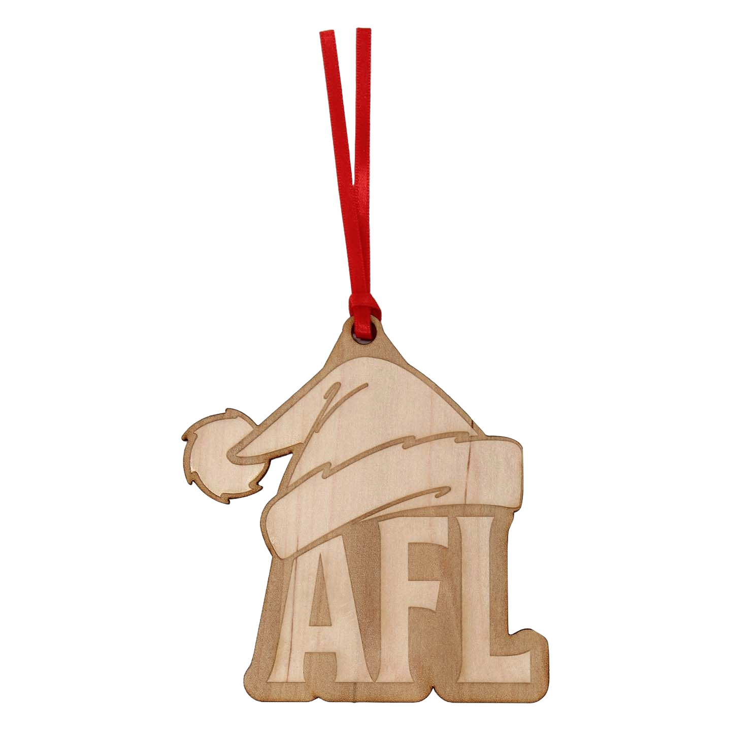 AFL Santa Hat Ornament