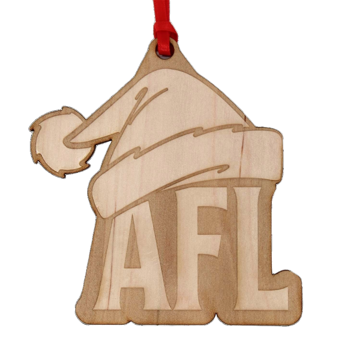 AFL Santa Hat Ornament