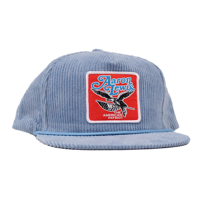 American Patriot Corduroy Hat (Blue)