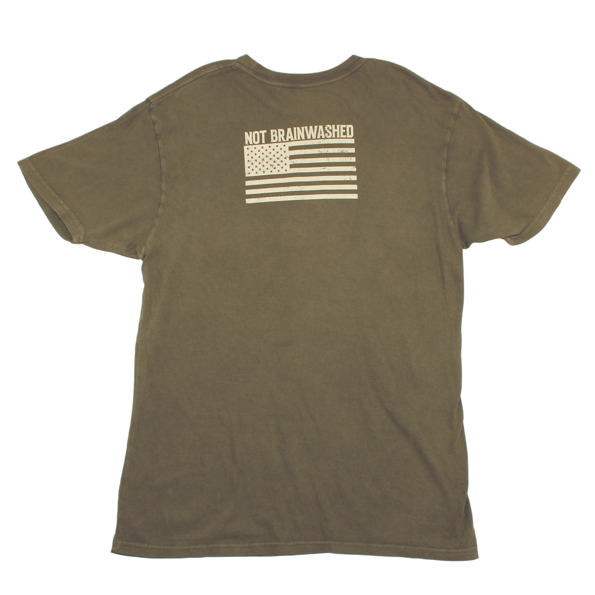 Aaron Lewis - Not Brainwashed Tee (Military Green)