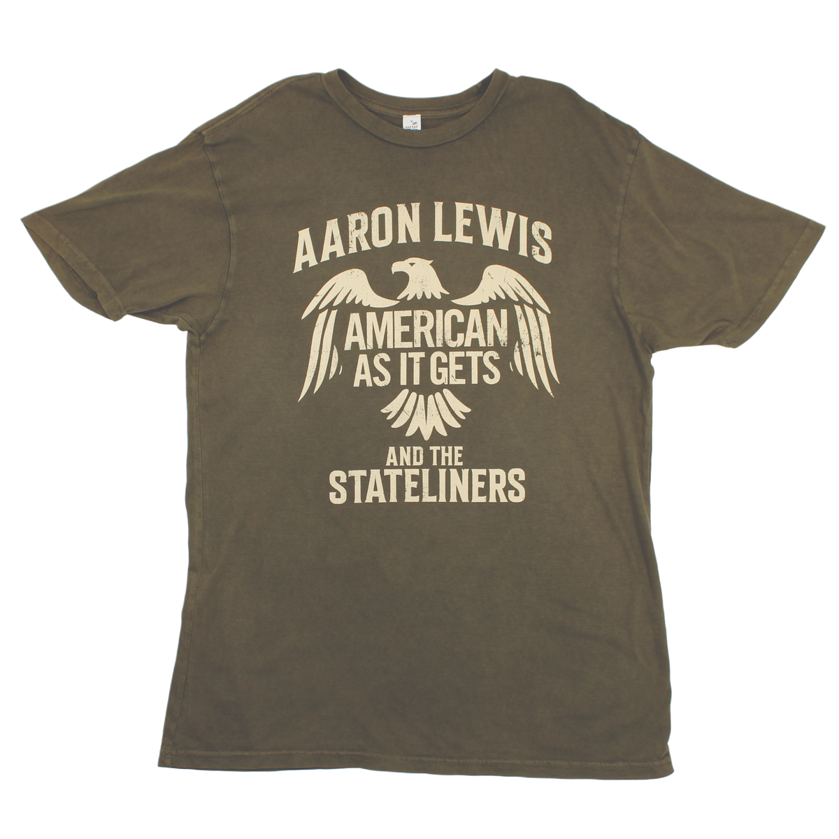 Aaron Lewis - Not Brainwashed Tee (Military Green)