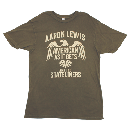 Aaron Lewis - Not Brainwashed Tee (Military Green)