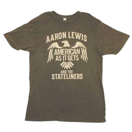 Aaron Lewis - Not Brainwashed Tee (Vintage Olive)