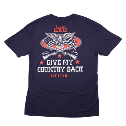 Give My Country Back Tee (Navy)