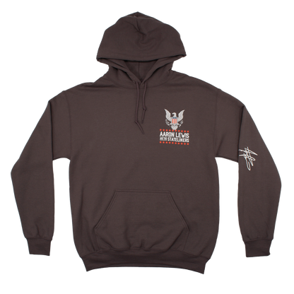 2026 Aaron Lewis & The Stateliners - Eagle Hoodie (Charcoal)