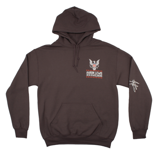 2026 Aaron Lewis & The Stateliners - Eagle Hoodie (Charcoal)