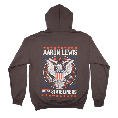 2026 Aaron Lewis & The Stateliners - Eagle Hoodie (Charcoal)