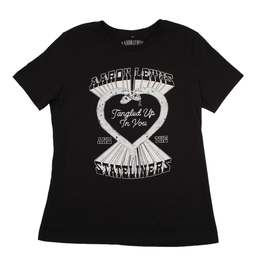 Tangled Up In You - Ladies Tee (Black)