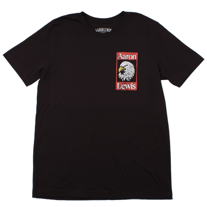 Aaron Lewis American As It Gets Tour Tee Black